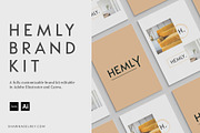 Brand Identity Starter Kit - Hemly, a Branding & Logo Template by Shawna Del Rey (Thumbnail 1 of 6)