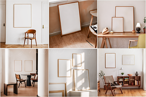 Frame Mockup SET Of 6PSD Copenhagen