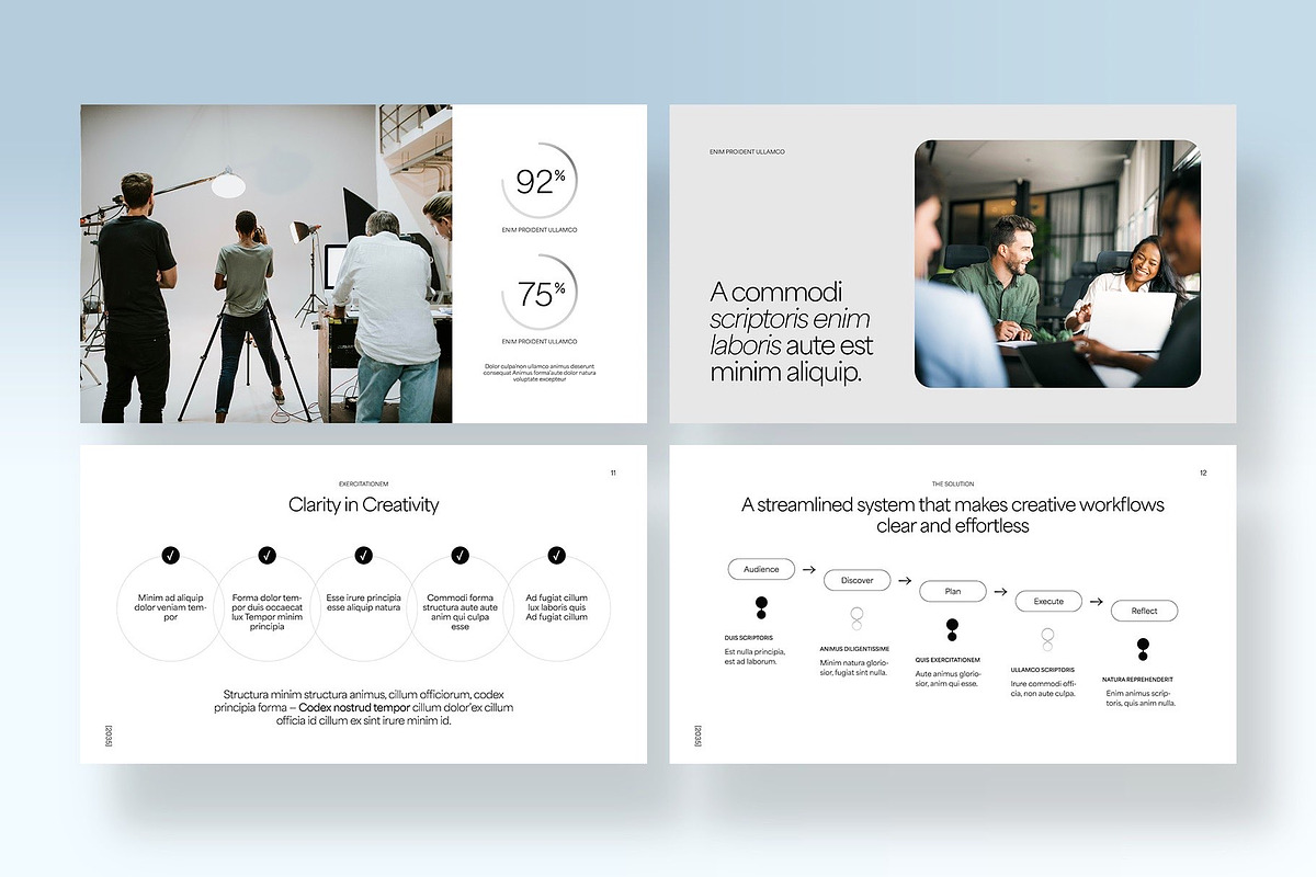 Minimalist Presentation Template, a Presentation Template by BrandPacks (Photo 4 of 7)