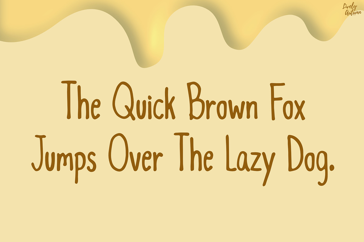 Buttercream | Handwritten Font, a Handwritten Font by LivelyAutumn11.11 (Photo 4 of 5)