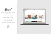Dhruv - Minimal Muse/HTML Template, a HTML Template by WellMadePixel (Thumbnail 1 of 5)