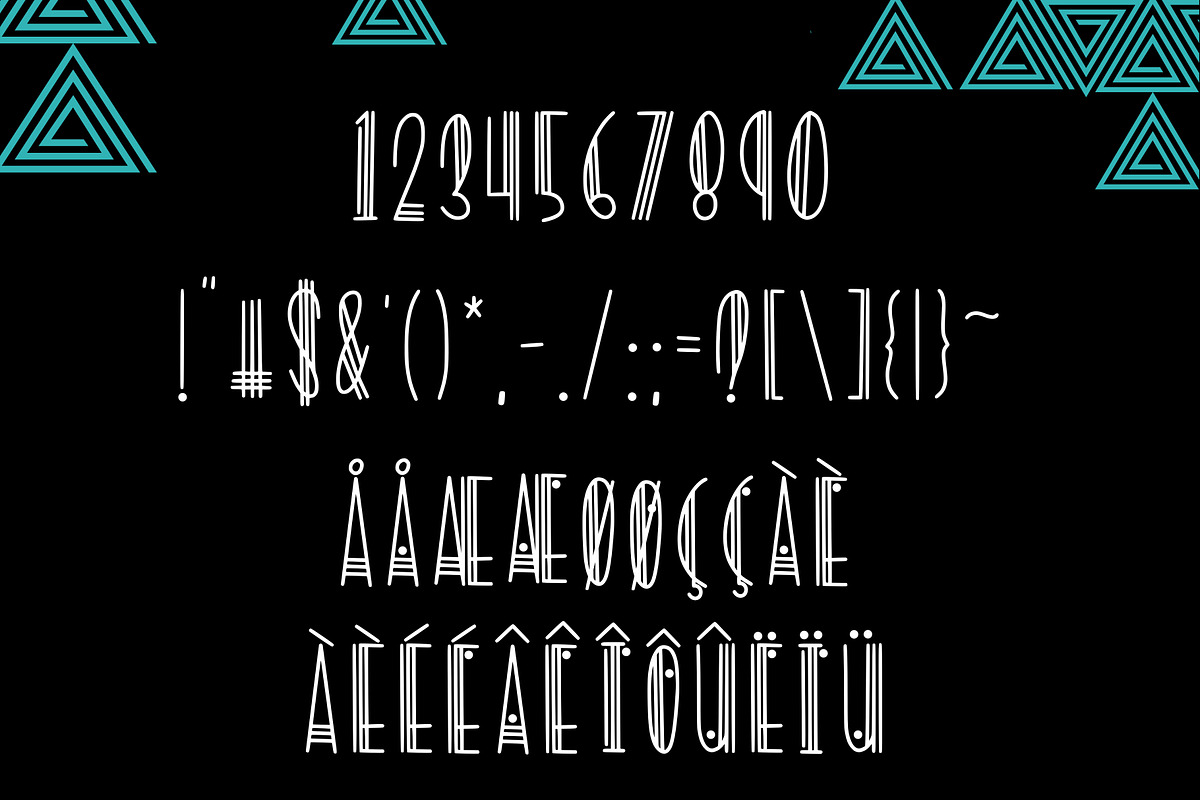 Modern Deco, a Font by Kitaleigh (Photo 3 of 3)