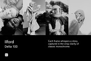 Ilford Delta 100, a Preset Add-On by colorituals (Thumbnail 1 of 9)