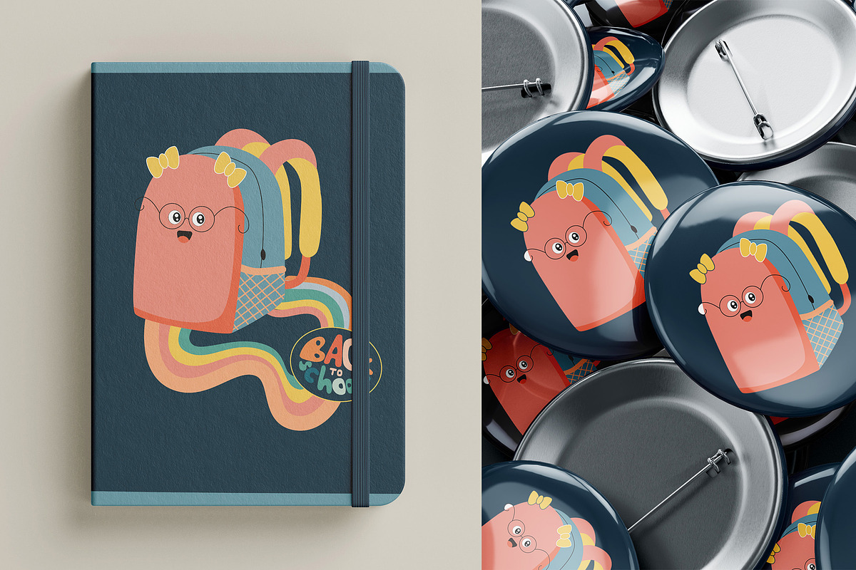 Cute School Supplies, an Education Illustration by YuNa (Photo 7 of 14)