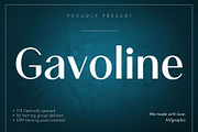 Gavoline-Modern Sans Typeface, a Sans Serif Font by Font Kingdom (Thumbnail 1 of 11)