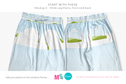 Wide Leg Cotton Pants Canva Mockup, a Bottom Mockup by Mockup Scene (Thumbnail 9 of 16)