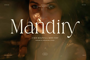 Mandiry Elegant Serif Font, a Serif Font by Graphicxell (Thumbnail 1 of 5)