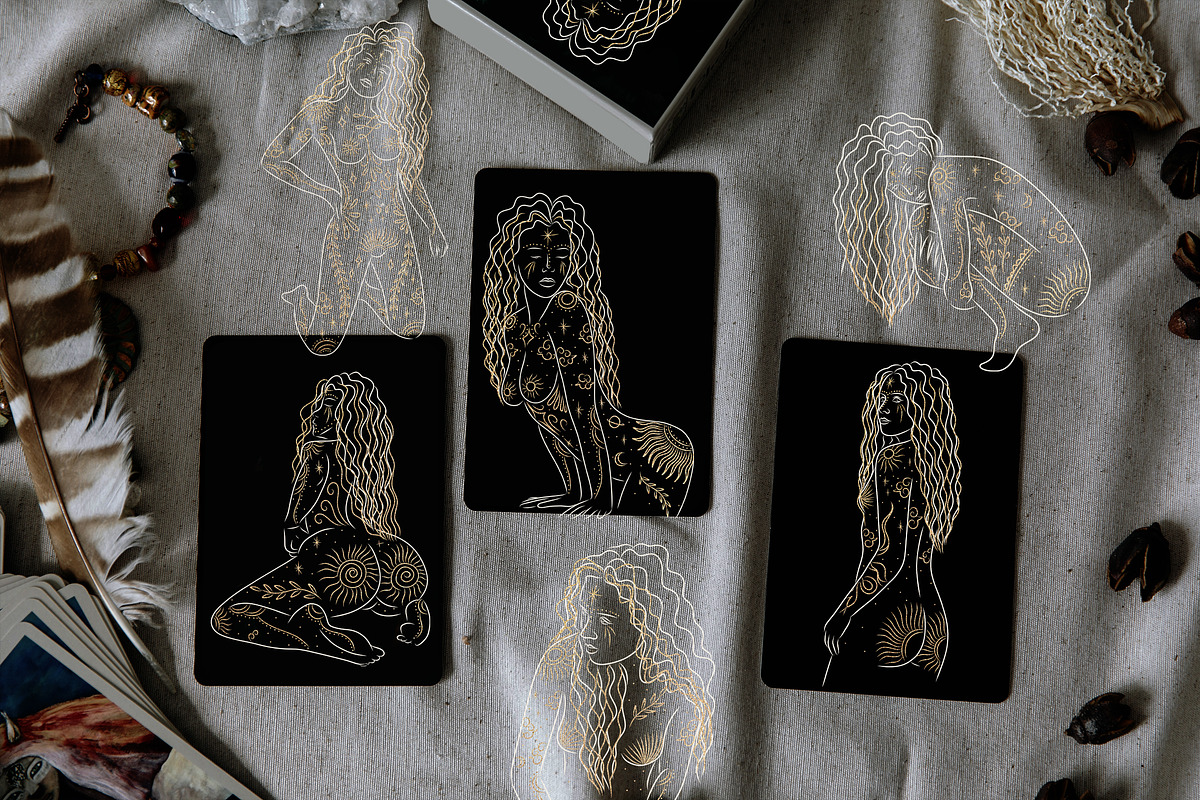 Moon girl. Cosmic female energy, an Object Graphic by Chikovnaya (Photo 6 of 11)