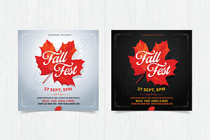 Autumn / Fall Festival, a Print Template by DesignWorkz