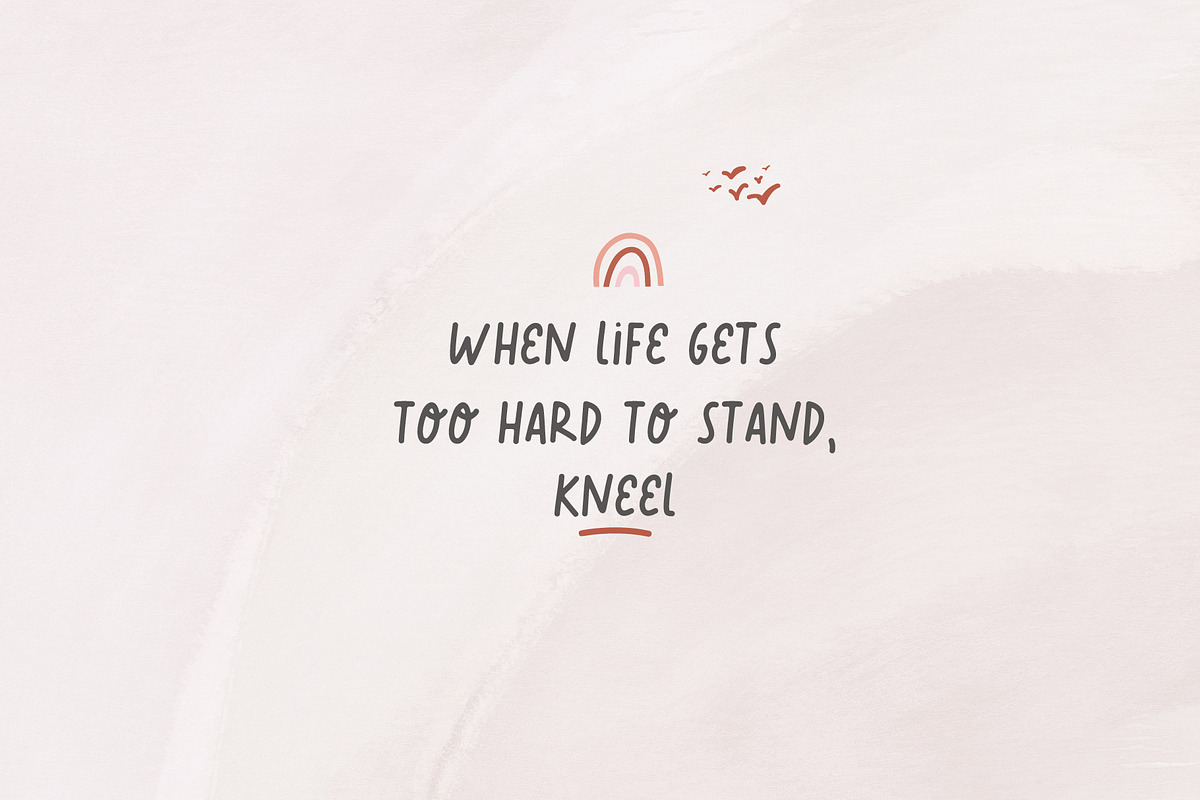Script Font Rational Mood, a Script Font by pixelcolours (Photo 12 of 15)