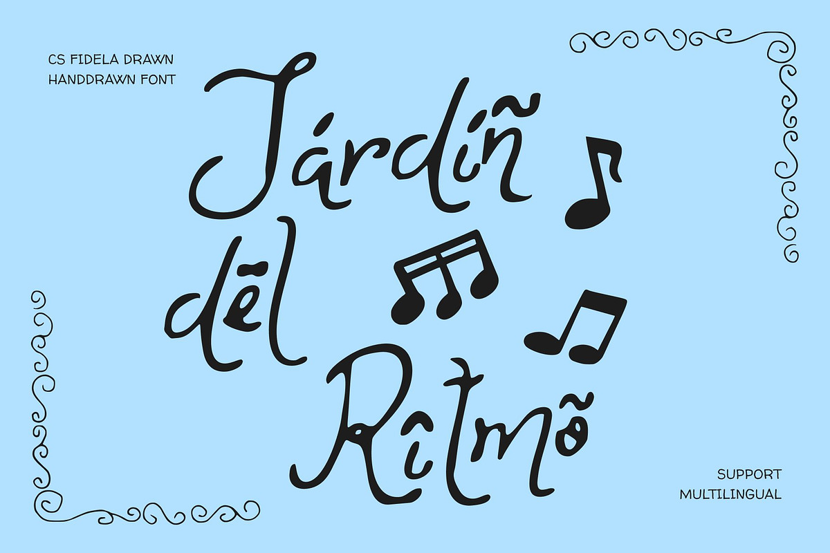CS Fidela Drawn, a Sans Serif Font by Craft Supply Co. (Photo 7 of 8)