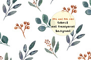 Watercolor Seamless Pattern Leaves, a Pattern Graphic by MaraquelaStudio (Thumbnail 3 of 4)