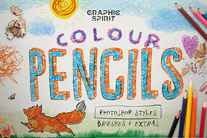 COLOUR PENCIL BOX Photoshop Styles