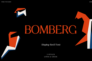 Bomberg Serif Font