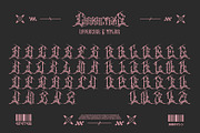 Scarnix - Brutal Heavy Rock Font, a Blackletter Font by Letterara (Thumbnail 11 of 14)