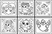 Easy Cozy Valentine's Bird, a Seasonal Illustration by Ink Gallery (Thumbnail 2 of 3)
