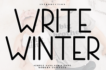 Write Winter