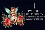 Fantasy Christmas Fairy Clipart Bund, an Illustration by Libby Wishes (Thumbnail 5 of 6)