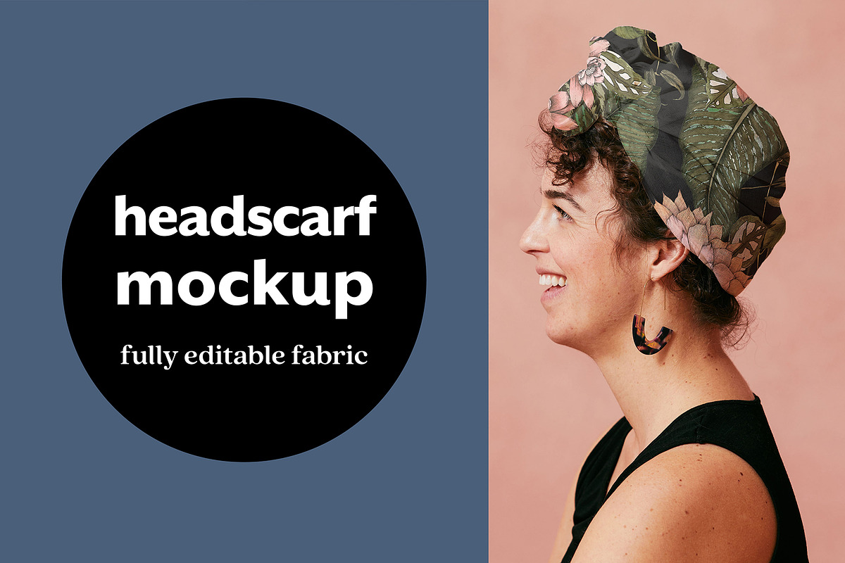 Headscarf Mockup, a Product Mockup by Palette & Pattern