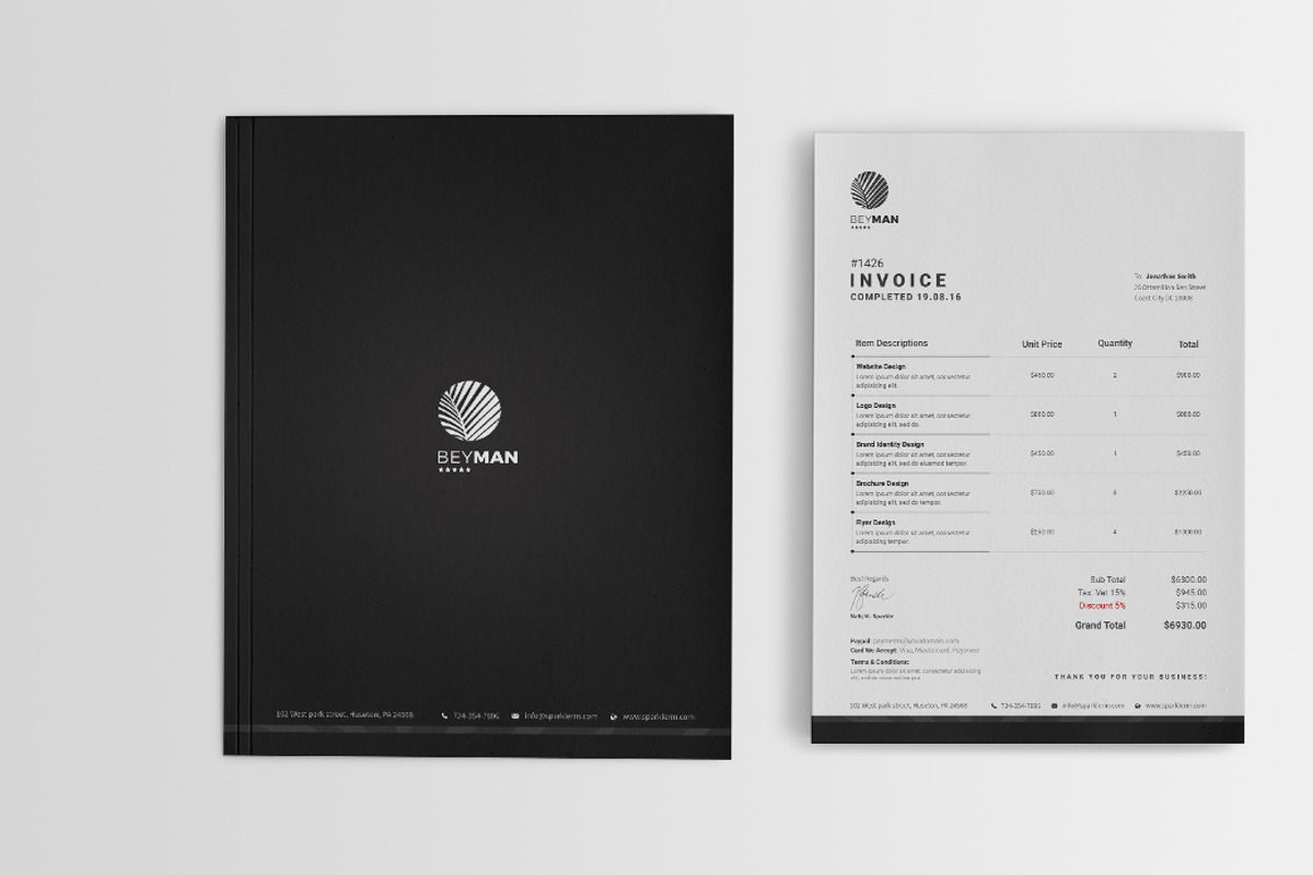 Corporate Identity, a Stationery Template by Diverter (Photo 2 of 13)