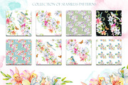 Lilies watercolor set, an Illustration by MitrushovaArt (Thumbnail 9 of 14)