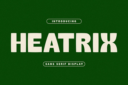 Heatrix Sans Serif Display, a Sans Serif Font by Storytype Studio