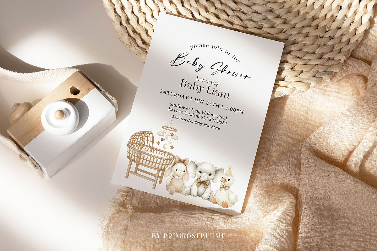 Little Dreams Watercolor Clipart, an Animal Illustration by Primrose Blume (Photo 4 of 5)