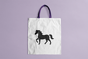Minimal Horse Silhouette Logo, a Branding & Logo Template by Vectorium Studio (Thumbnail 3 of 3)