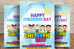 Happy Childrens Day Flyer