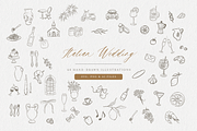 Italian Wedding Clipart Set, an Illustration by White Letters (Thumbnail 1 of 6)