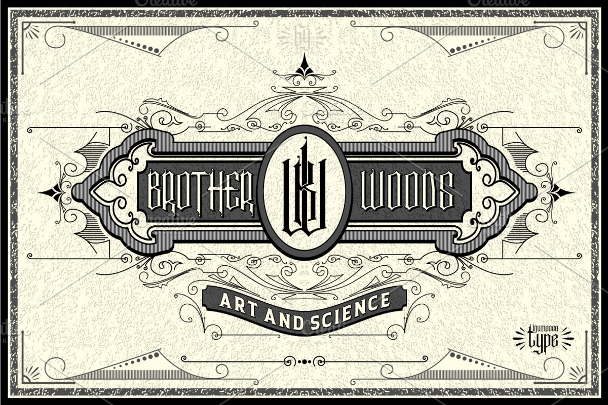 Bertha Neckline, a Blackletter Font by inumocca_type (Photo 2 of 5)
