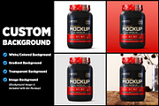 2 lbs Whey Protein Jar Mockup A1-Pro, a Packaging Mockup by Design Warlord (Thumbnail 14 of 19)