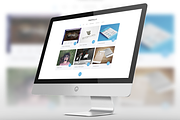 Chomok - Material Landing Page PSD, a Landing Page Template by Pentaclay (Thumbnail 5 of 7)