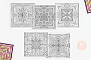 Square mandalas collection, a Brushes & More by dnapslvsk (Thumbnail 4 of 5)