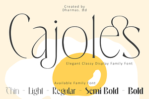 Cajoles - 5 Display Font