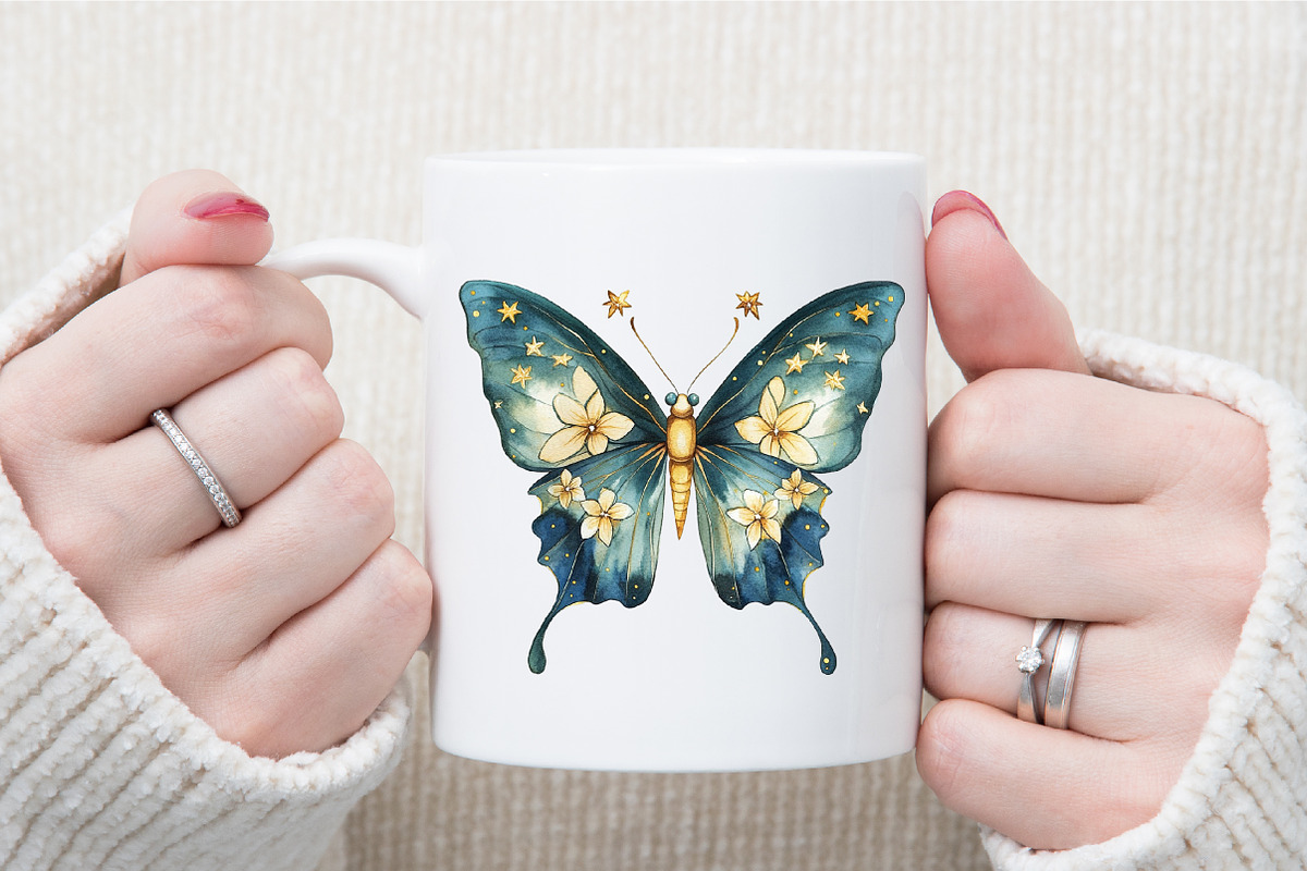 Floral Butterfly Png Bundle Butterfl, an Illustration by Sublimation Artist (Photo 5 of 6)