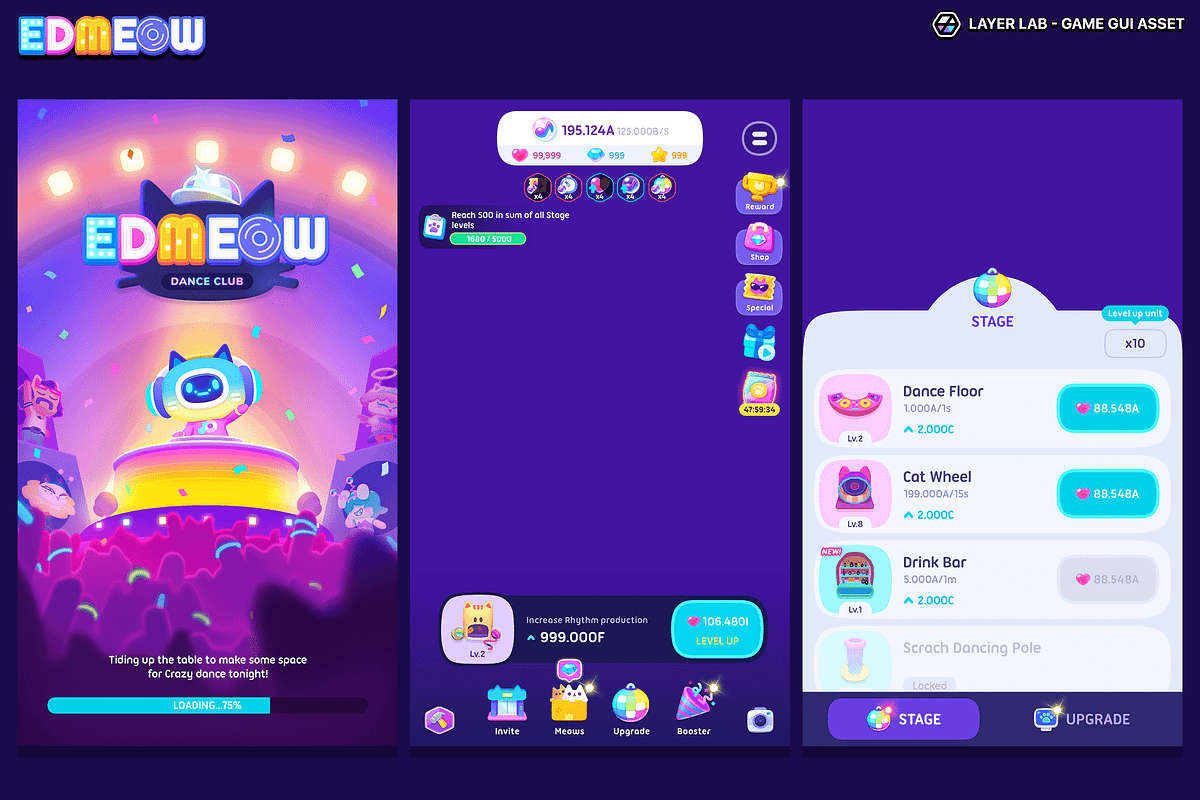 GUI - Neon2, an UI Kit Template by LAYERLAB (Photo 8 of 34)