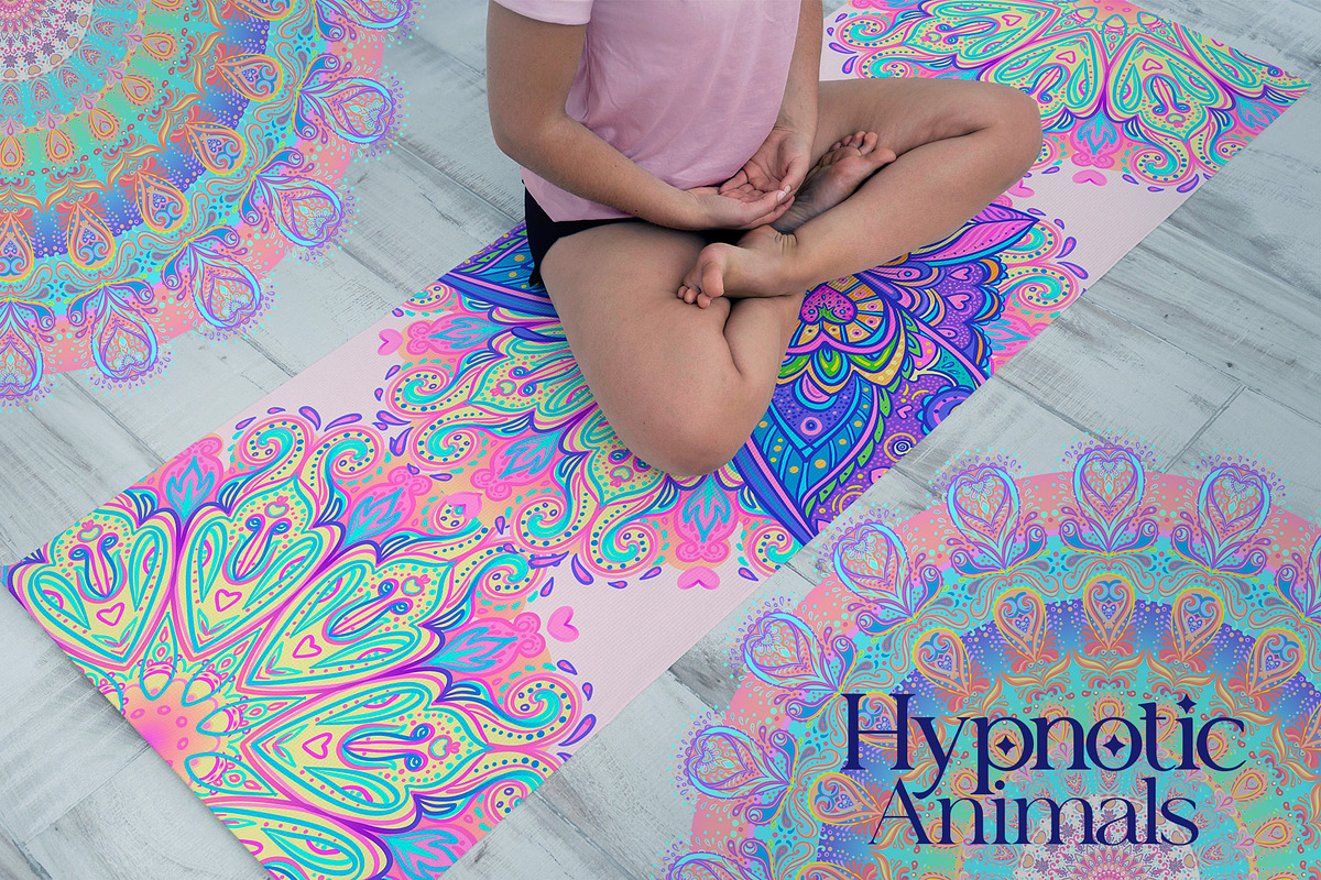 12 Hypnotic Animals. Vector Set., an Animal Illustration by Varvara Gorbash (Photo 6 of 10)