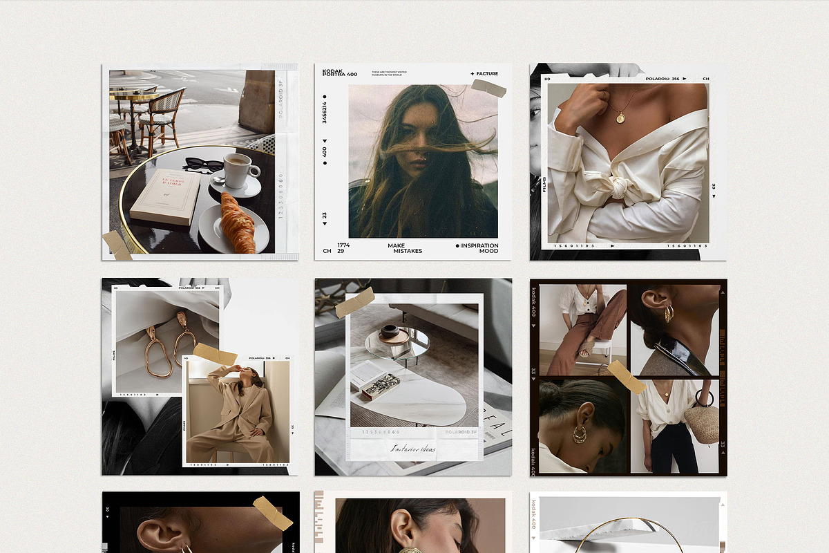CANVA & PS / Film Frames premium, a Social Media Template by Simple có (Photo 10 of 10)