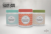 Clear Food Jars Packaging Mockup, a Cups & Container Mockup by INCDesign (Thumbnail 6 of 7)