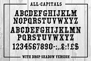 Green Howard Woodblock Font, a Font by Kitch22 Foundry (Thumbnail 2 of 3)