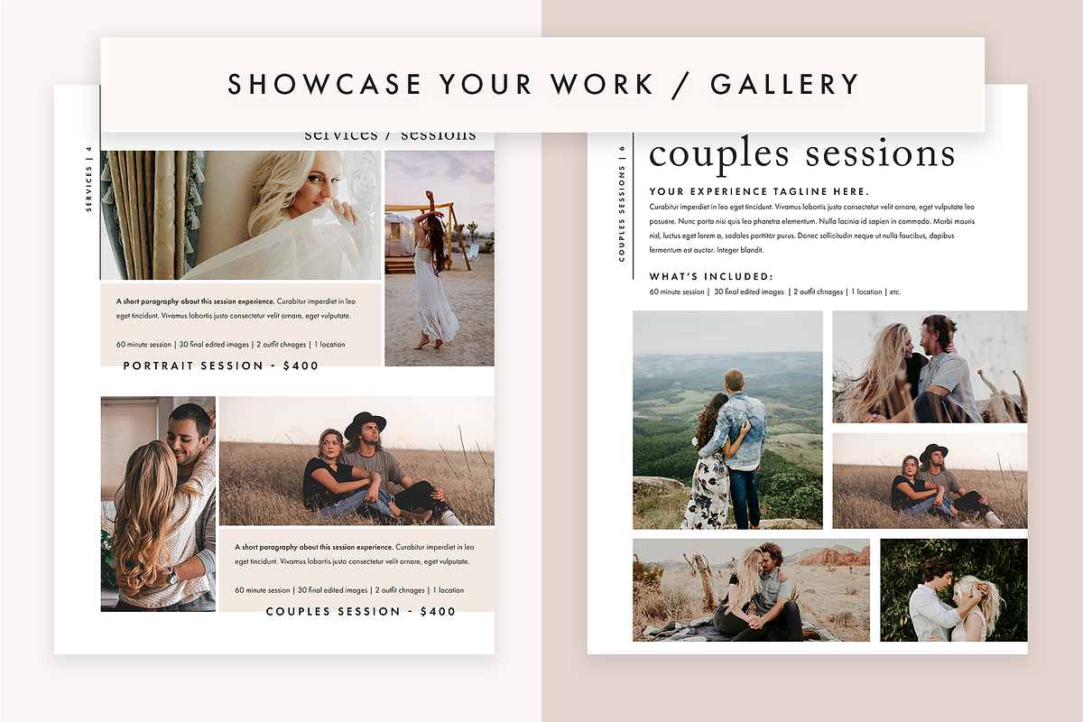 Photography Pricing Guide - Caslon, a Magazine Template by molly ho studio (Photo 5 of 8)