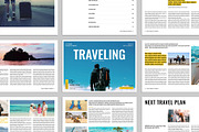 Travel Magazine Template, a Magazine Template by ElvinPrint (Thumbnail 2 of 7)
