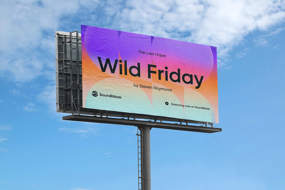 Billboard Poster Street Mockup, an Advertising Mockup by Asylab (Photo 2 of 5)