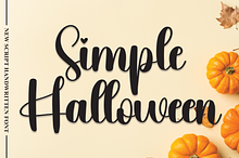 Simple Halloween | Script Font