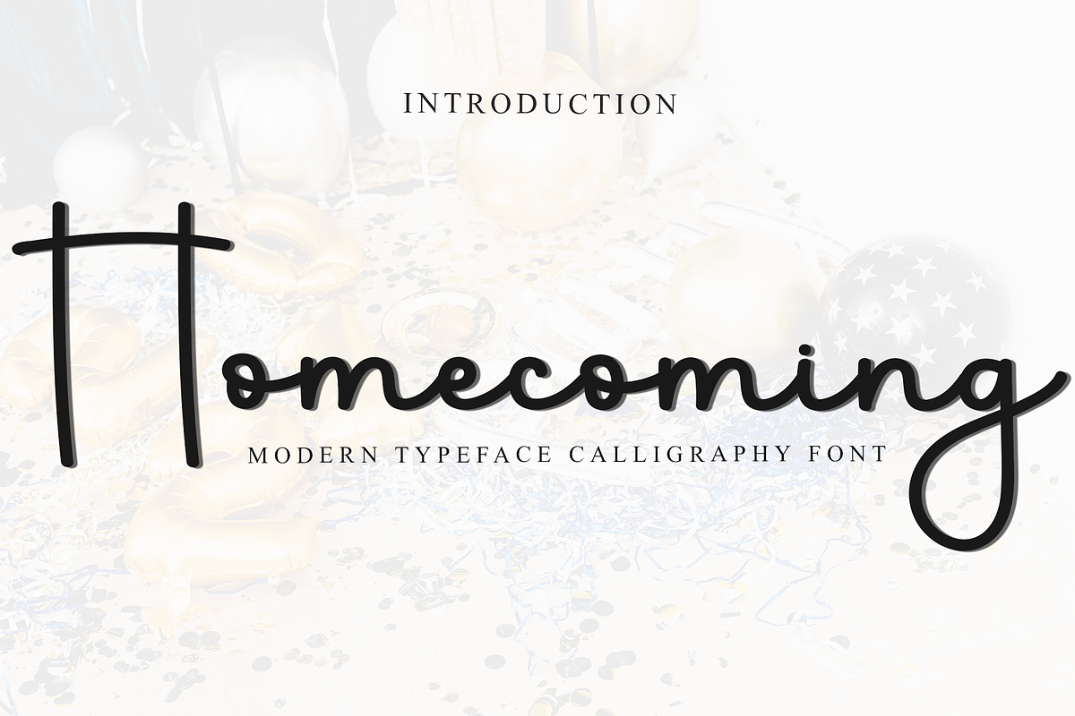 Homecoming, a Handwritten Font by InermediaSTUDIO (Photo 1 of 8)