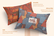 Retro Geo 01, a Pattern Graphic by Crystal Line (Thumbnail 2 of 7)