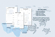 Blue Monthly Planners & Schedules, a Stationery Template by Journal w Sushii (Thumbnail 2 of 3)