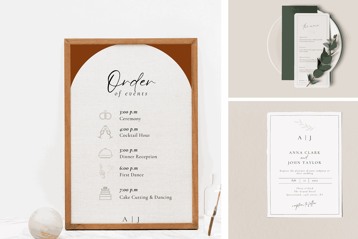 Elegant Wedding Invitation Suite, an Invitation Template by Matisse Studio (Photo 8 of 8)