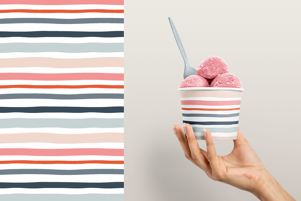 Bonjour graphic collection, a Pattern Graphic by SurfaceStories (Photo 6 of 8)